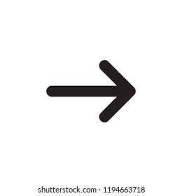 arrow icon in trendy flat style 