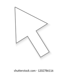 Arrow Icon in trendy flat style isolated on white background. Arrow symbol for your web site design, logo, app, UI. Vector illustration, EPS10.