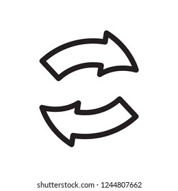 arrow icon in trendy flat style 