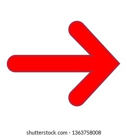 Arrow Icon in trendy flat style isolated on white background. Arrow symbol for your web site design, logo, app, UI. Vector illustration, EPS10