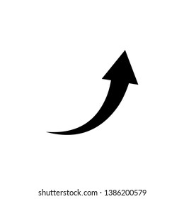 arrow icon in trendy flat style 