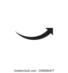 Arrow Icon in trendy flat style isolated on white background. Arrow symbol for your web site design, logo, app, UI. Vector illustration.