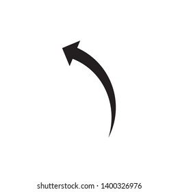Arrow Icon in trendy flat style isolated on white background. Arrow symbol for your web site design, logo, app, UI. Vector illustration.