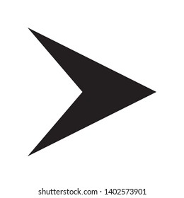 Arrow icon in trendy flat style design. Vector graphic illustration. Arrow symbol for website design, logo, app, and ui. Pixel perfect. EPS 10.