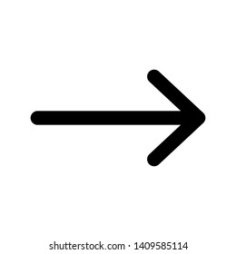 Arrow Icon in trendy flat style isolated on grey background. Arrow symbol for your web site design, logo, app, UI. Vector illustration, EPS10.