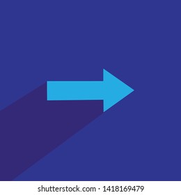 Arrow Icon in trendy flat style isolated on grey background. Arrow symbol for your web site design, logo, app, UI. Vector illustration, EPS10.