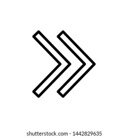 Arrow icon in trendy flat style isolated vector, arrow symbol for your website design, logo, app, UI illustration.