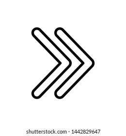Arrow icon in trendy flat style isolated vector, arrow symbol for your website design, logo, app, UI illustration.