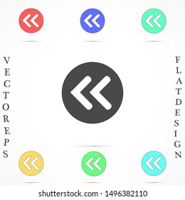 Arrow Icon in trendy flat style isolated on grey background. Arrow symbol for your web site design, logo, app, UI. Vector illustration, EPS10.