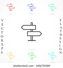 Arrow Icon in trendy flat style isolated on grey background. Arrow symbol for your web site design, logo, app, UI. Vector illustration, EPS10.