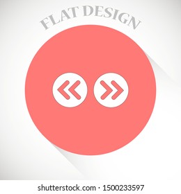 Arrow Icon in trendy flat style isolated on grey background. Arrow symbol for your web site design, logo, app, UI. Vector illustration, EPS10.