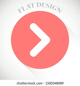 Arrow Icon in trendy flat style isolated on grey background. Arrow symbol for your web site design, logo, app, UI. Vector illustration, EPS10.
