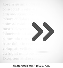 Arrow Icon in trendy flat style isolated on grey background. Arrow symbol for your web site design, logo, app, UI. Vector illustration, EPS10.