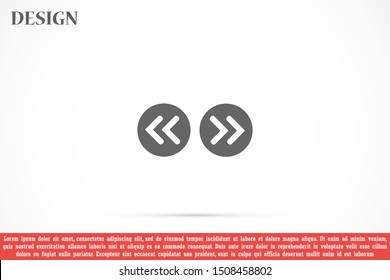 Arrow Icon in trendy flat style isolated on grey background. Arrow symbol for your web site design, logo, app, UI. Vector illustration, EPS10.