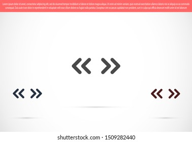Arrow Icon in trendy flat style isolated on grey background. Arrow symbol for your web site design, logo, app, UI. Vector illustration, EPS10.