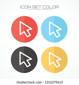 arrow icon in trendy flat style isolated on background. arrow icon page symbol for your web site design arrow icon logo, app, UI. Clock icon Vector illustration, EPS10.