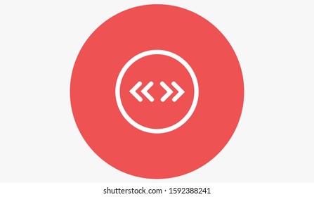 Arrow Icon in trendy flat style isolated on grey background. Arrow symbol for your web site design, logo, app, UI. Vector illustration, EPS10.
