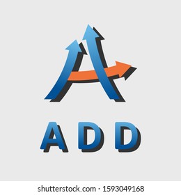Arrow Icon in trendy flat style isolated. A logo. Arrow symbol for your company design.
