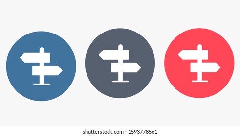 Arrow Icon in trendy flat style isolated on grey background. Arrow symbol for your web site design, logo, app, UI. Vector illustration, EPS10.