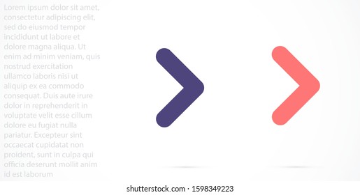 Arrow Icon in trendy flat style isolated on grey background. Arrow symbol for your web site design, logo, app, UI. Vector illustration, EPS10.