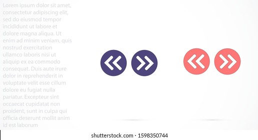 Arrow Icon in trendy flat style isolated on grey background. Arrow symbol for your web site design, logo, app, UI. Vector illustration, EPS10.