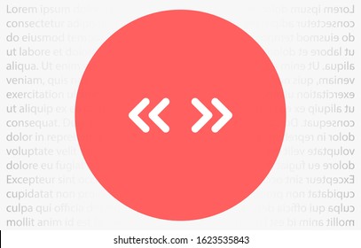 Arrow Icon in trendy flat style isolated on grey background. Arrow symbol for your web site design, logo, app, UI. Vector illustration, EPS10.