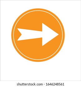 Arrow Icon in trendy flat style Vector illustration, EPS10.