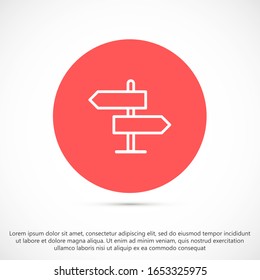 Pfeilsymbol im trendigen, flachen Stil einzeln auf grauem Hintergrund. Pfeilsymbol für Ihre Website-Design, Logo, App, UI. Vektorillustration, EPS10.