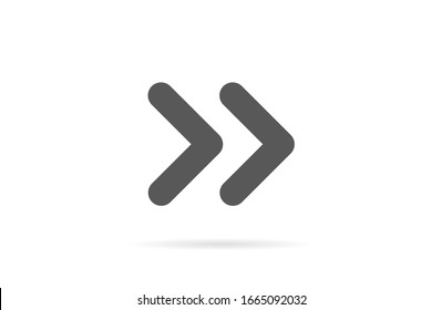 Arrow Icon in trendy flat style isolated on grey background. Arrow symbol for your web site design, logo, app, UI. Vector illustration, EPS10.