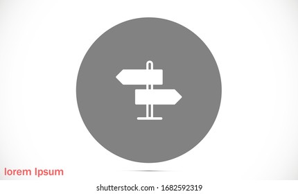 Arrow Icon in trendy flat style isolated on grey background. Arrow symbol for your web site design, logo, app, UI. Vector illustration, EPS10.