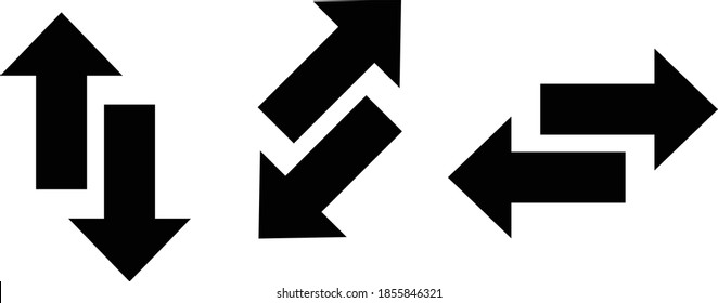 Arrow icon. Arrow Icon in trendy flat style isolated on grey background. Arrow symbol for your web site design, logo, app, UI. Vector illustration, EPS10.