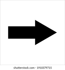 Arrow Icon in trendy flat style isolated on grey background. Arrow symbol for your web site design, logo, app, UI. Vector illustration, EPS10.