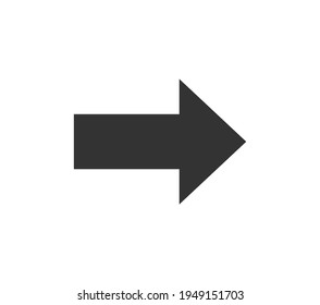 Arrow Icon in trendy flat style isolated on grey background. Arrow symbol for your web site design, logo, app, UI. Vector illustration, EPS10.