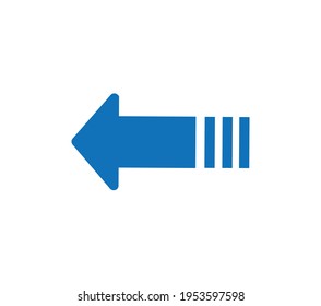 Arrow Icon in trendy flat style isolated on white background. Arrow symbol for your web site design, logo, app, UI. Vector illustration, EPS10.