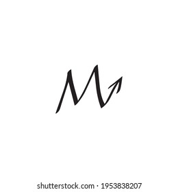 Icono de flecha en un estilo plano de moda, aislado en un fondo blanco.  Ilustración vectorial.