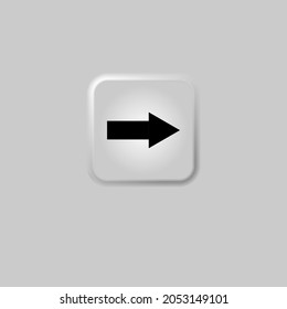 Arrow Icon in trendy flat style isolated on grey background. Arrow symbol for your web site design, logo, app, UI. Vector illustration,