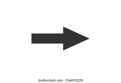 Arrow Icon in trendy flat style isolated on white background.