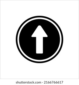 Arrow Icon in trendy flat style isolated on white background