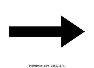Arrow Icon in trendy flat style isolated on white background.