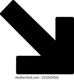 Arrow Icon in trendy flat style isolated on background. Arrow symbol for your web site design, logo, app, UI. Vector illustration