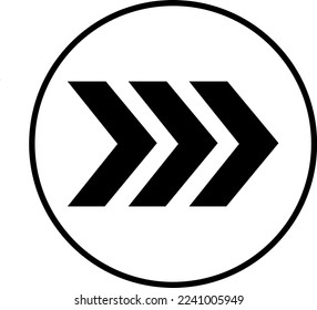 Arrow Icon in trendy flat style isolated on background. Arrow symbol for your web site design, logo, app, UI..eps