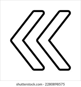 Arrow Icon in trendy flat style. Arrow symbol for your web site design, logo, app, UI. Vector illustration on white background
