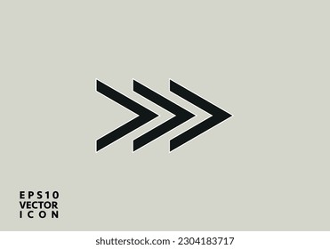 Arrow Icon in trendy flat style isolated on gray background. Arrow symbol for your web site design, logo, app, UI. Vector illustration, EPS10.