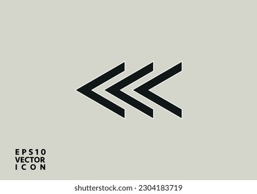 Arrow Icon in trendy flat style isolated on gray background. Arrow symbol for your web site design, logo, app, UI. Vector illustration, EPS10.