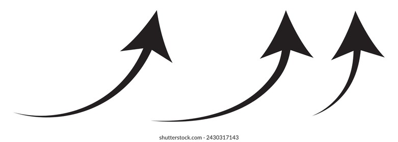 Arrow Icon in trendy flat style isolated on grey background. Arrow symbol for your web site design, logo, app, UI. Vector illustration, EPS10.