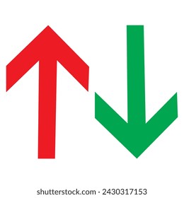 Arrow Icon in trendy flat style isolated on grey background. Arrow symbol for your web site design, logo, app, UI. Vector illustration, EPS10.