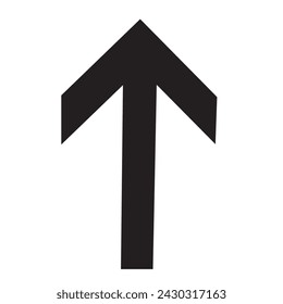Icône à flèches dans un style à la mode à plat isolée sur fond gris. Symbole de flèche pour la conception, le logo, l'application, l'interface utilisateur de votre site Web. Illustration vectorielle, EPS10.