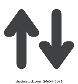Arrow Icon in trendy flat style isolated on grey background. Arrow symbol for your web site design, logo, app, UI. Vector illustration, EPS10.