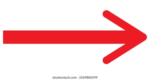 Arrow Icon in trendy flat style isolated on white background. Arrow symbol for your web site design, logo, app, UI. Vector illustration,