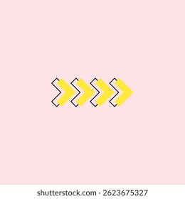 Arrow icon in trendy flat style isolated on grey background. Arrow symbol for your web site design, logo, app, UI. Arrow sign vector illustration, EPS10.